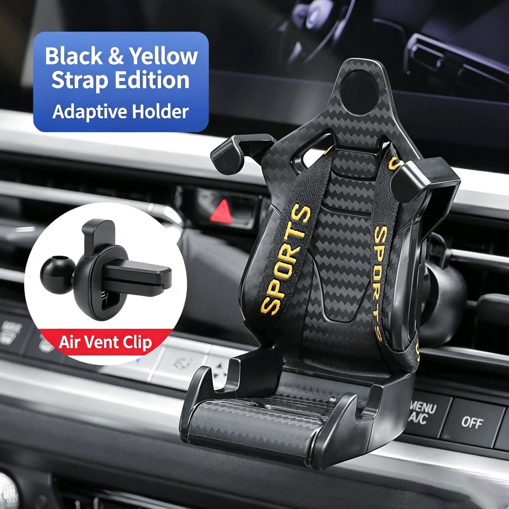 New Car Mobile Phone Holder Air Outlet Gravity Car Navigation Mobile Phone Holder Multifunctional Car Holder Wholesale
