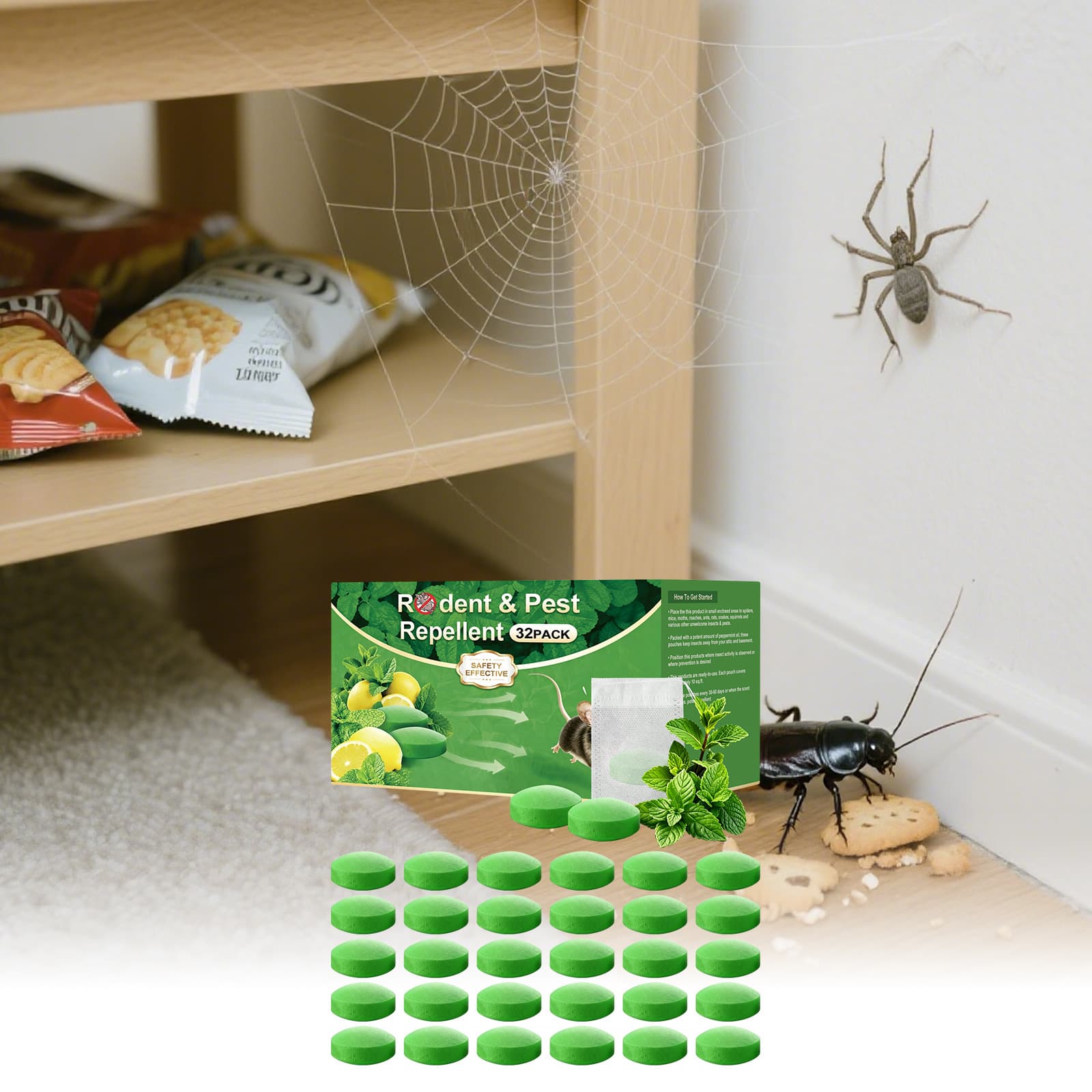 Rodent And Insect Repellent Pellets