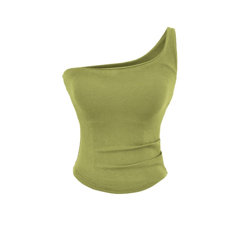 Womens Off-shoulder Camisole With Built-in Padding