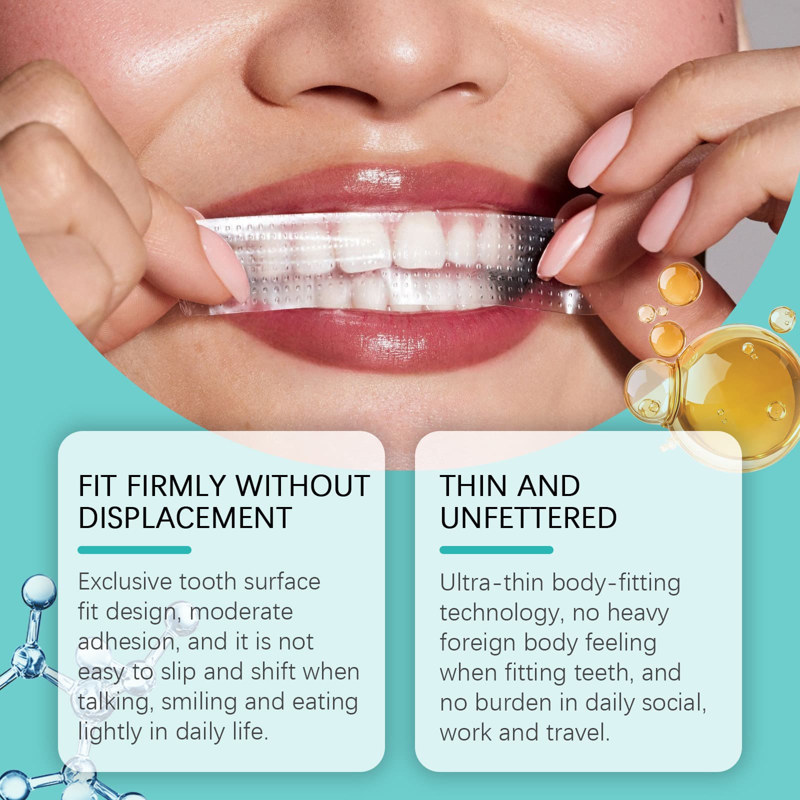Mild Refreshing Teeth-whitening And Stain-removal Care Patches