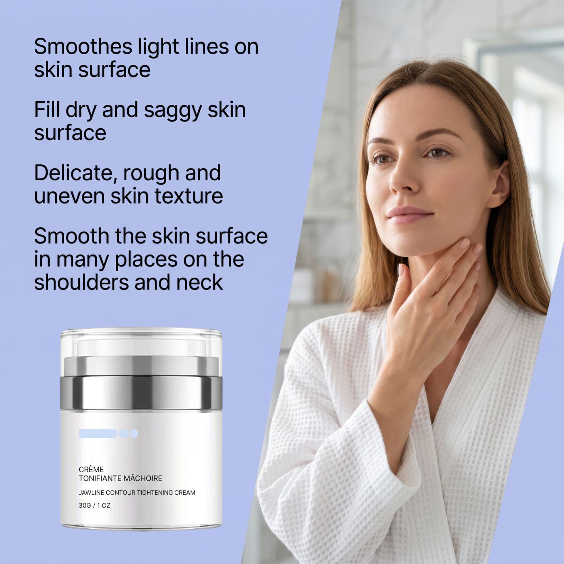 Jawline Contouring Cream Hydrates And Gently Nourishes