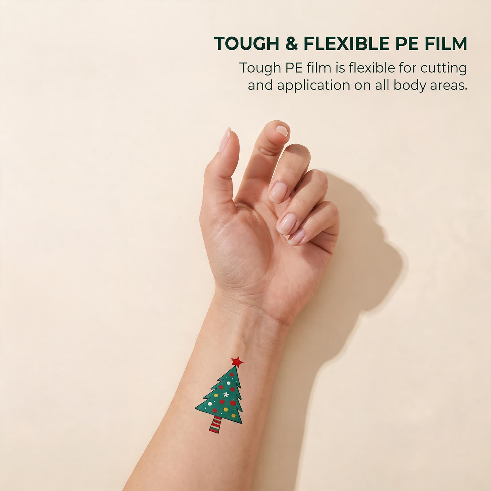 Festival Atmosphere  Personalized Makeup Daily Cute And Sweet Christmas Series Tattoo Stickers