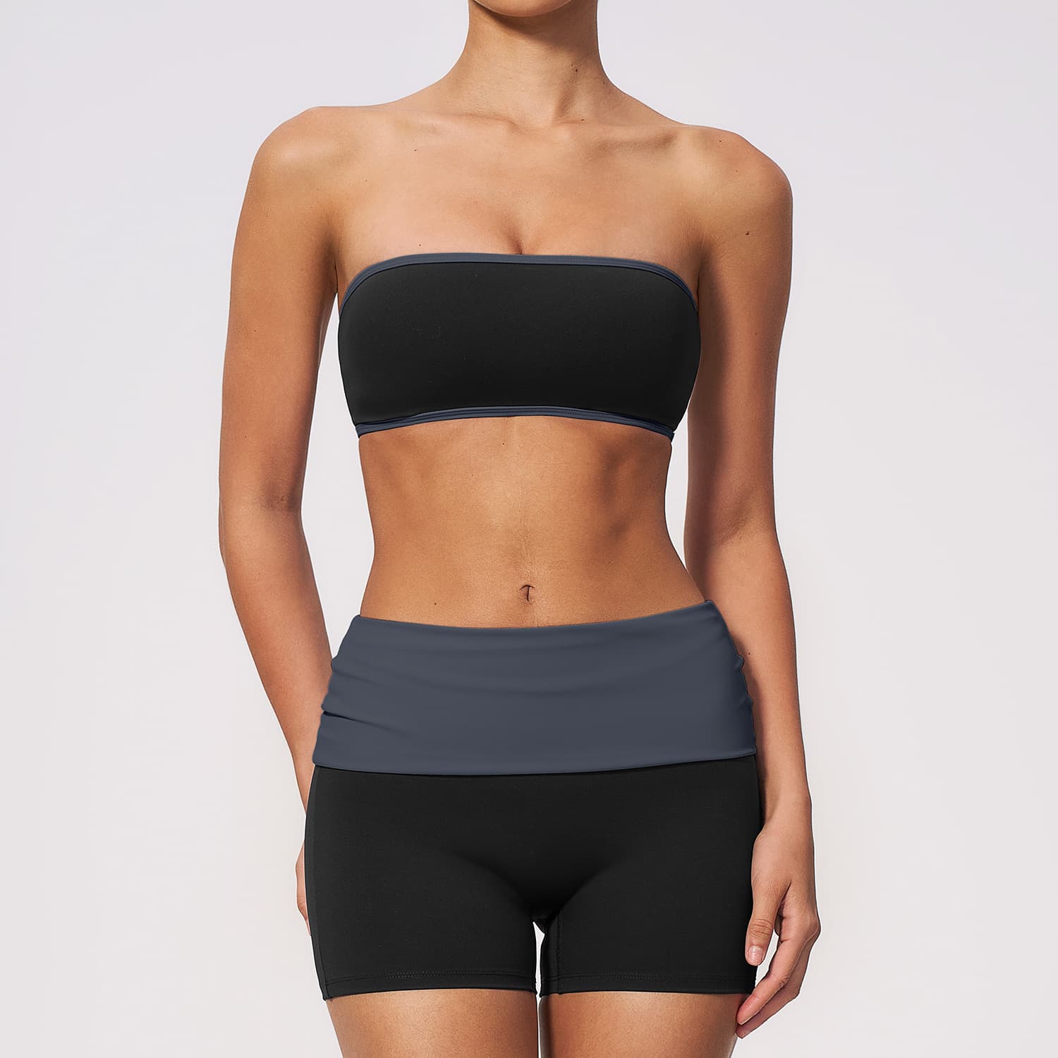 Tube-top Yoga Suit Fitness Workout Set
