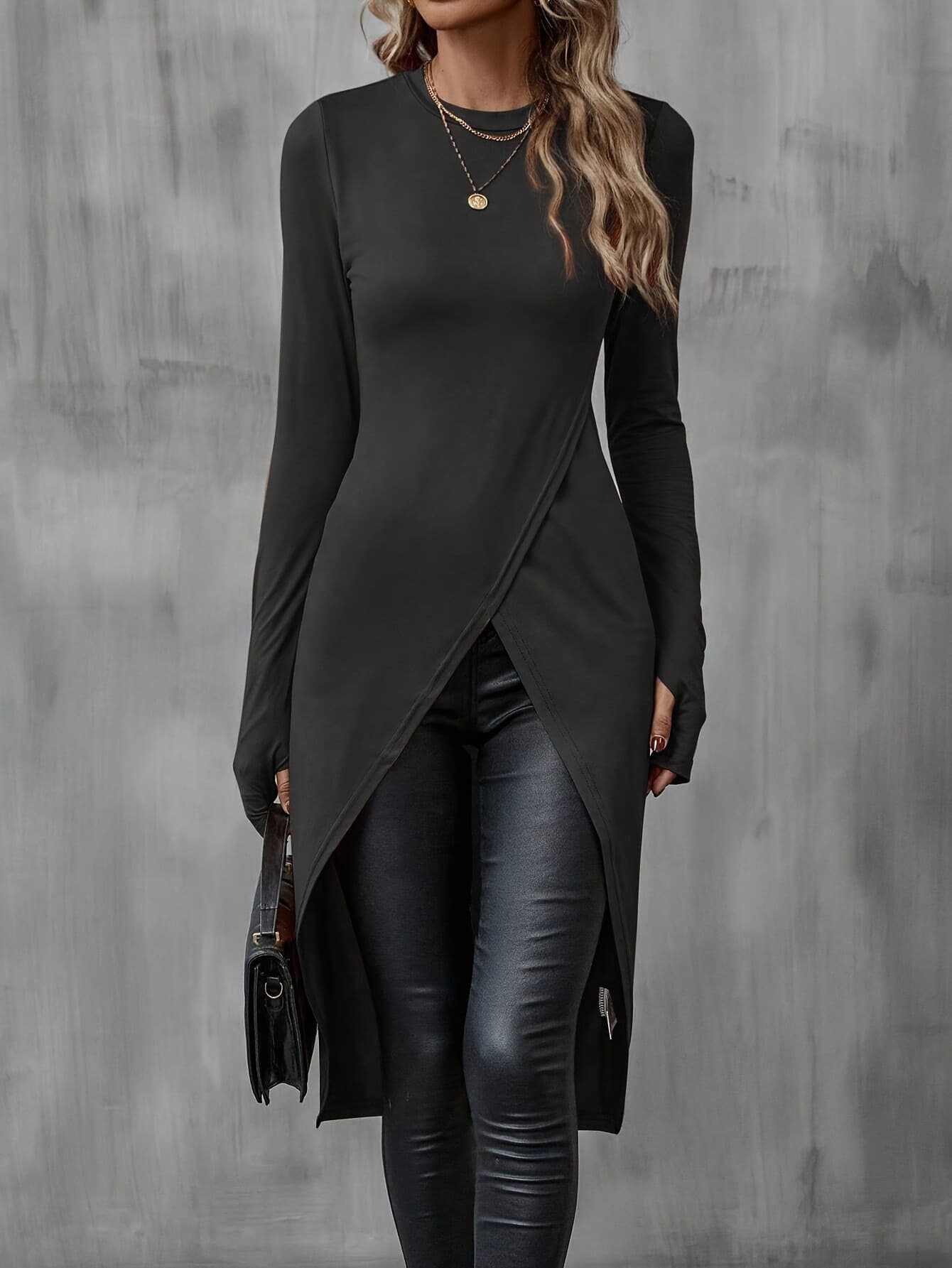 Elegant Elongated Versatile Artistic And Vintage Inspired Top With A Premium Feel