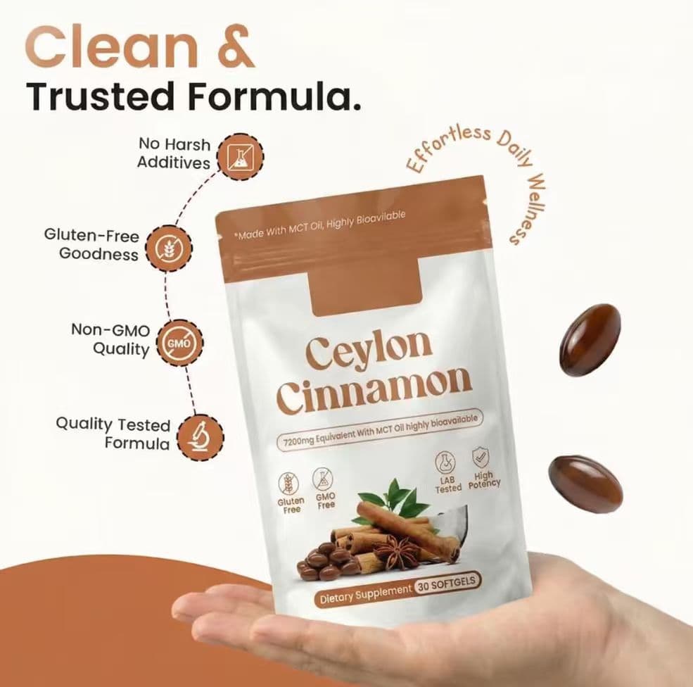 30 Ceylon Cinnamon Softgels