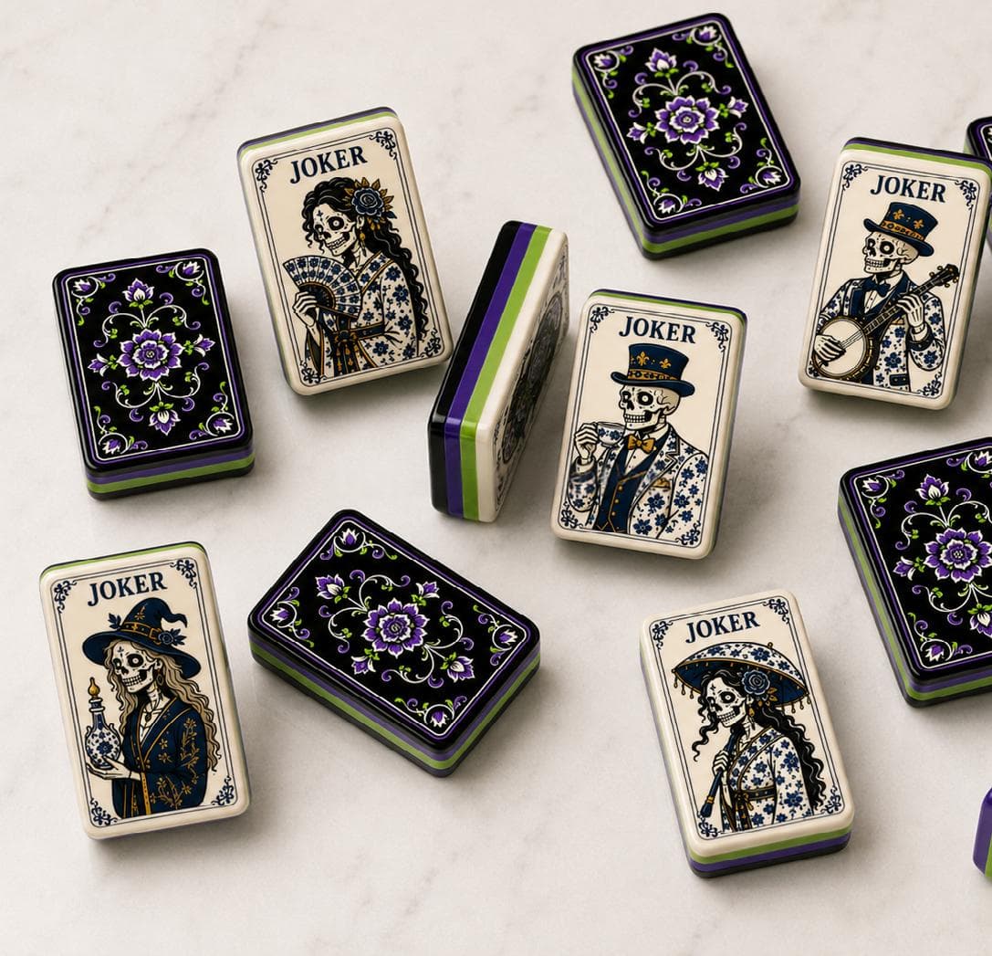 Halloween Deluxe American Mahjong Set