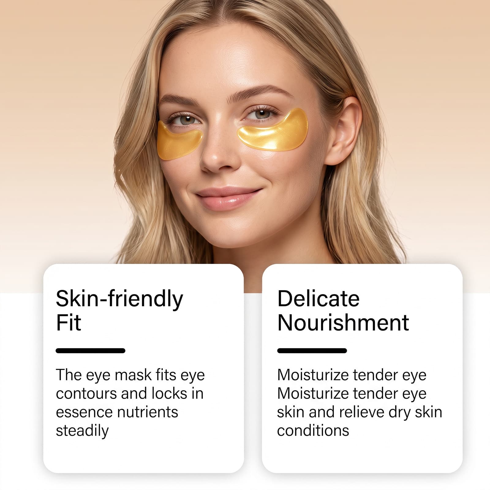 Revitalizing Golden Eye Mask