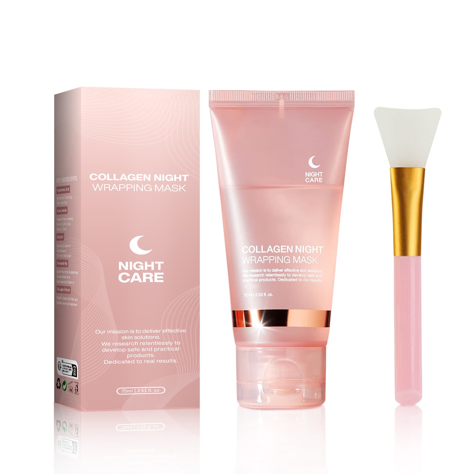 Cross-Border Unbranded Collagen Peel-Off Mask To Increase Skin Elasticity, Soften And Brighten Skin, Hydrate, Moisturize, And Tighten For Nighttime Use