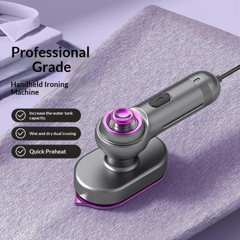 Portable Handheld Garment Steamer Rotatable Home Use